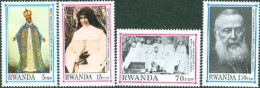 RWANDA 1992 - Cardinal Lavigerie - 4 V. - Ongebruikt