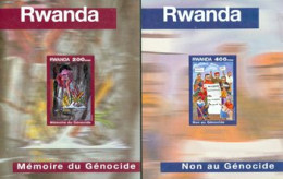 RWANDA 1999 -  Non Au Génocide - 4 BF - Unused Stamps