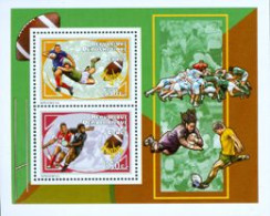 CONGO KINSHASA 2012 -  Sport : Le Rugby - Bloc Collectif - Mint/hinged