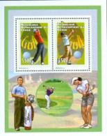 CONGO KINSHASA 2012 -  Sport : Le Golf - Bloc Collectif - Mint/hinged