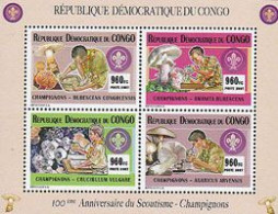 CONGO KINSHASA 2007 -  Scouts Et Champignons - BF Collectif - Mint/hinged