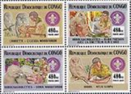 CONGO KINSHASA 2007 -  Scouts, Hiboux Et Chouettes - 4 V. - Mint/hinged