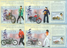 CONGO KINSHASA 2006 - Harley Davidson Et Elvis Presley - 4 BF - Nuevos