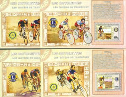 CONGO KINSHASA 2006 - Les Bicyclettes - Lions Club Et Rotary - 4 BF - Neufs