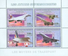 CONGO KINSHASA 2006 - Les Avions Supersoniques - 4 V. - Mint/hinged