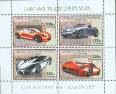 CONGO KINSHASA 2006 - Les Voitures Du Futur - 4 V. - Mint/hinged