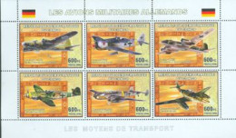 CONGO KINSHASA 2006 - Aviation Militaire Allemande - 6 V. - Neufs