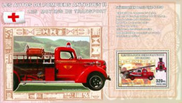 CONGO (RDC) 2006 - Voitures De Pompiers - II -  Dennis Light 4 1938 - Bloc - Feuerwehr