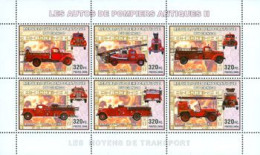 CONGO (RDC) 2006 - Voitures De Pompiers Antiques - II - 6 V. - Sapeurs-Pompiers