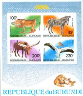 BURUNDI 1992 - Faune Locale - BF Non-dentelé - Unused Stamps