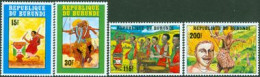 BURUNDI  1992 - Danses Traditionnelles - 4 V. - Neufs