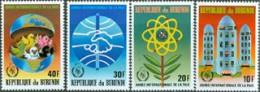 BURUNDI 1987 - Année De La Paix - 4 V. - Unused Stamps