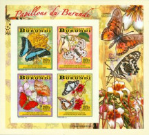 Burundi 2014 - Les Papillons Du Burundi  - Bloc Collectif -  ND - Unused Stamps