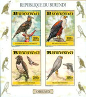 Burundi 2014 - Les Oiseaux Du Burundi - Rapaces - Feuillet Non Dentelé - Unused Stamps