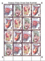 BURUNDI 2004 - W.W.F. - Antilope Siratunga - Feuillet De 4 X 4 V. - Unused Stamps