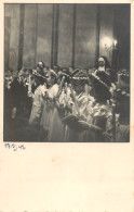 Social History Souvenir Photo Postcard 1942 Children First Communion Church - Photographs