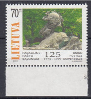 LITHUANIA 1999 UPU MNH(**) Mi 700 #Lt1082 - Lithuania