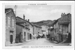 CPA Source Saint Victorin Et Route Du Puy - Labégude (07) - Other & Unclassified