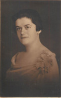 Social History Souvenir Photo Postcard Lady Dress Coiffure Arad Romania 1927 - Photographs