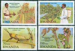 RWANDA 1993 - Protection De Végéraux - 4 V. - Autres & Non Classés