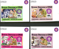 CONGO KINSHASA 2007 - Scoutisme - Scouts Et Champignons - Non Dentelés - Unused Stamps