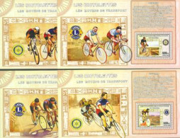 CONGO KINSHASA 2006 - Les Bicyclettes - Lions Club Et Rotary - 4 BF - Rotary, Club Leones