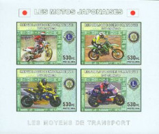 CONGO KINSHASA 2006 -  Les Motos Japonnaises - Lions Club Et Rotary - 4 V. Non Dentelées - Rotary Club
