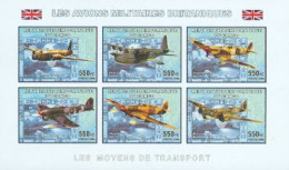 CONGO KINSHASA 2006 -  Les Avions Militaires  Britanniques - 6 V. Non Dentelées - Militares