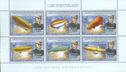 CONGO KINSHASA 2006 - Les Zeppelins - 6 V. - Zeppelins