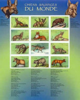 CONGO KINSHASA 2000 - Chiens Sauvages - En Feuillet - Hunde