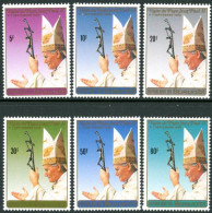 BURUNDI 1990 - Visite Du Pape Jean-Paul II - 6 V. - Päpste