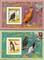 Burundi 2014 - Les Oiseaux Du Burundi - Rapaces - 4 Blocs De Luxe - Non Dentelés - Unused Stamps