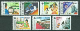 ZAIRE 1984- Année Des Communications - 7 V. - Afrique