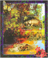 ZAIRE 1997 - Hyppopotame Et Papillon - Scoutisme - Bloc Dentelé - Unused Stamps