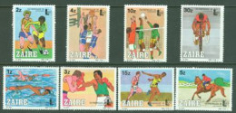 ZAIRE 1985 - Olymphilex - Sports Olympiques - 8 V. - Athlétisme