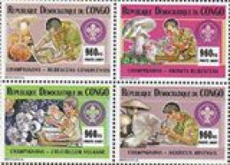 CONGO KINSHASA 2007 -  Scouts Et Champignons - 4 V. - Unused Stamps