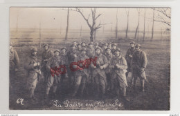 Fixe Carte Photo Militaria 23 E RI Régiment Infanterie Haguenau 1931-1932 La Pause En Marche - Regiments