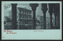 Lume Di Luna-Cartolina Venezia, Palazzo Vendramin  - Venezia (Venedig)