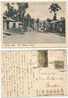 Ethiopia Italy Colony Era Addis Abeba Ethiopia Villaggio Savoia B/w Pcard 1nov1931 X Italy With 2 Stamps + 1 Missed - Ethiopie