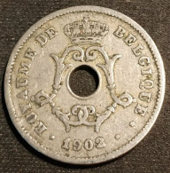 BELGIQUE - BELGIUM - 10 CENTIMES 1902 - Légende FR - Léopold II - Type Michaux - KM 48 - 10 Cents