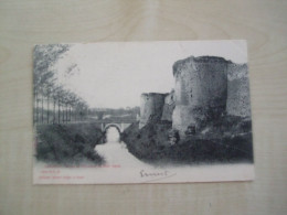 Carte Postale Ancienne  1902 TOURNAI Restes De L'enceinte De XIIIème Siècle - Doornik
