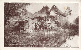 MIKIBP11-037- BELGIQUE A FARMSTEAD AMONGST THE RUINS OF FLANDERS MILITAIRE - Other & Unclassified