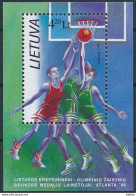 Mi Block 8 ** MNH / Summer Olympics, Bronze Winner, Basketball, Atlanta 1996 - Lituania