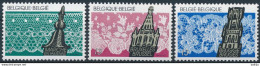 Mi 2367-2369 MNH ** / Bobbin Lace And Architectural Landmarks Of Belgium, Textile, Fashion - Ungebraucht