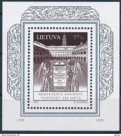 Mi Block 15 ** MNH / 1st Book Published In Lithuania 400th Anniversary, Publishing - Lithuania