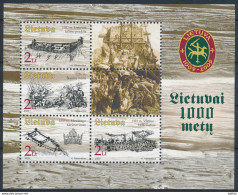 Mi Block 27 ** MNH / Lithuania 1000 Years / Late Middle Ages, Medieval Period - Lithuania