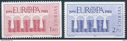 Sweden, Mi 1270-1271 ** MNH /  Europa, CEPT 25th Anniversary - 1984