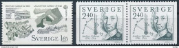 Sweden, Mi 1187-1188 ** MNH / Historical Events, Land Consolidation, Astronomer Anders Celsius / CEPT, Europa - 1982