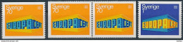 Sweden, Mi 634-635 ** MNH / CEPT, Europa - 1969