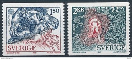 Sweden, Mi 1141-1142 ** MNH / Folklore, Troll, Hulder, Huldra / CEPT, Europa - 1981